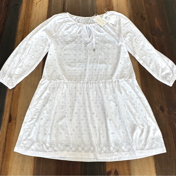 Dotti White Eyelet Dress or Swimsuit Cover Up - Picture 1 of 7